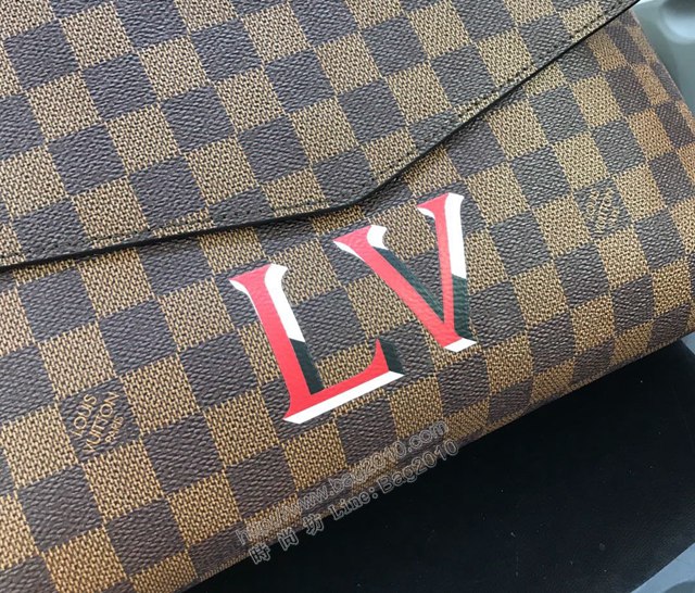 LV專櫃新款女包 路易威登Beaubourg手袋 M40176 Damier Ebene帆布 LV棋盤格手提女包  ydh4351